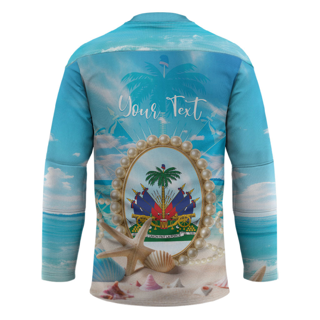 Personalized Haiti The Pearl Of Antilles Hockey Jersey Summer Aesthetic Vibe
