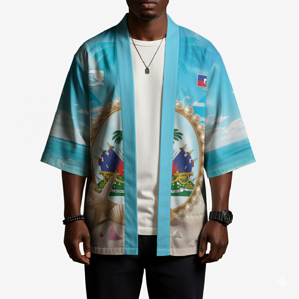 Personalized Haiti The Pearl Of Antilles Kimono Summer Aesthetic Vibe