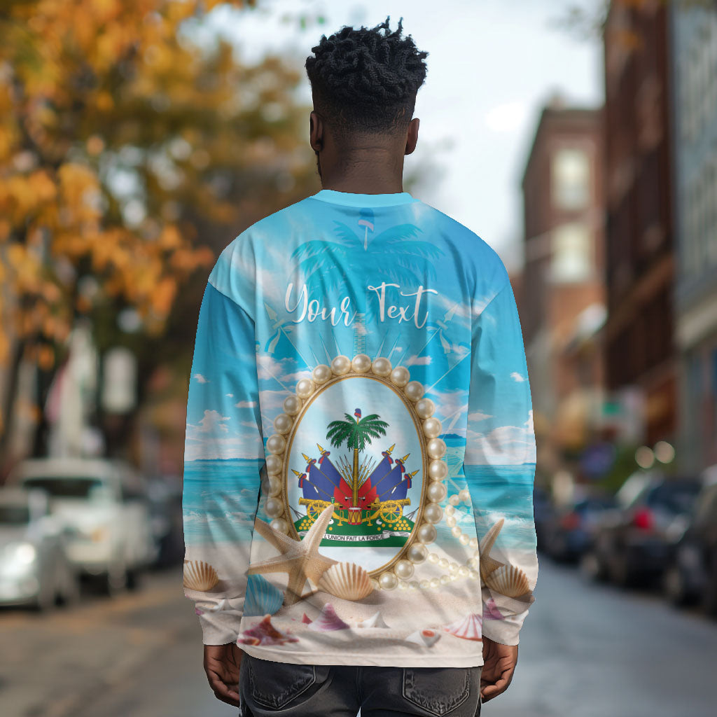 Personalized Haiti The Pearl Of Antilles Long Sleeve Shirt Summer Aesthetic Vibe