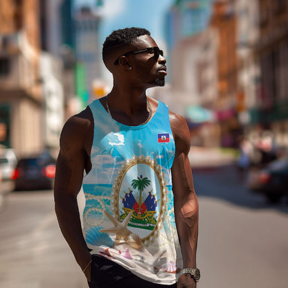 Personalized Haiti The Pearl Of Antilles Men Tank Top Summer Aesthetic Vibe