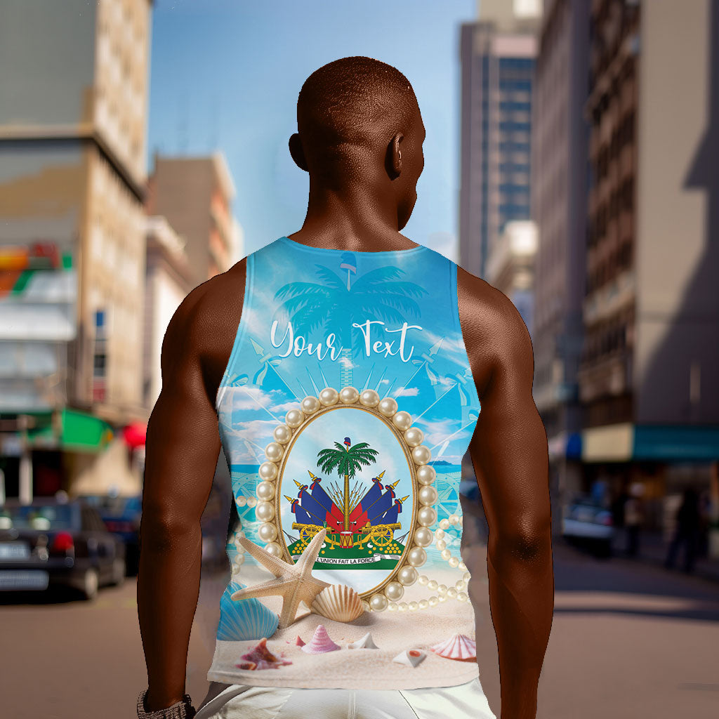 Personalized Haiti The Pearl Of Antilles Men Tank Top Summer Aesthetic Vibe