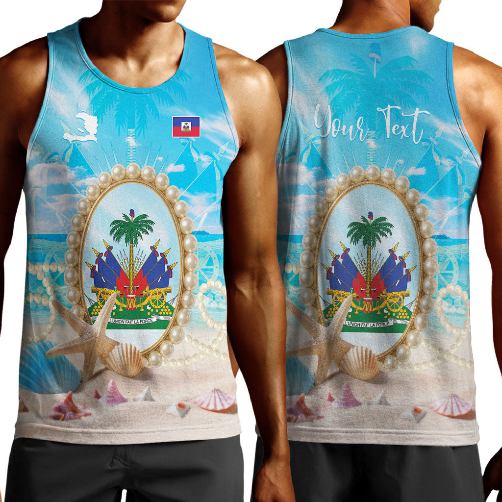 Personalized Haiti The Pearl Of Antilles Men Tank Top Summer Aesthetic Vibe