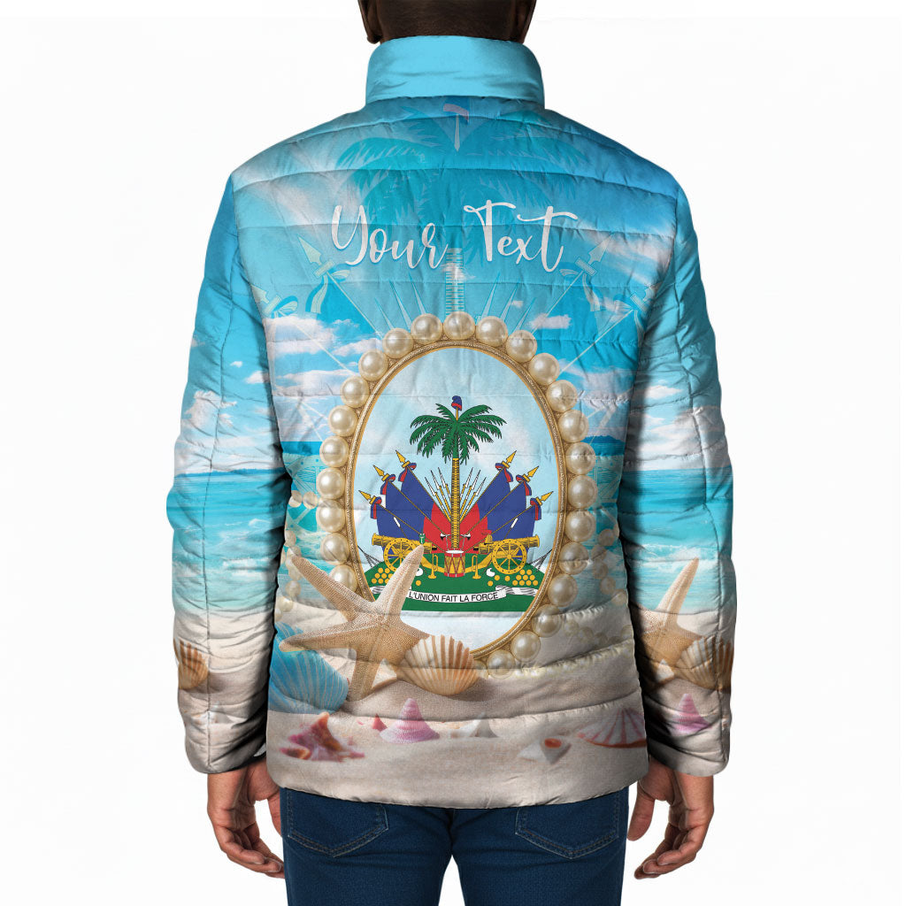 Personalized Haiti The Pearl Of Antilles Padded Jacket Summer Aesthetic Vibe