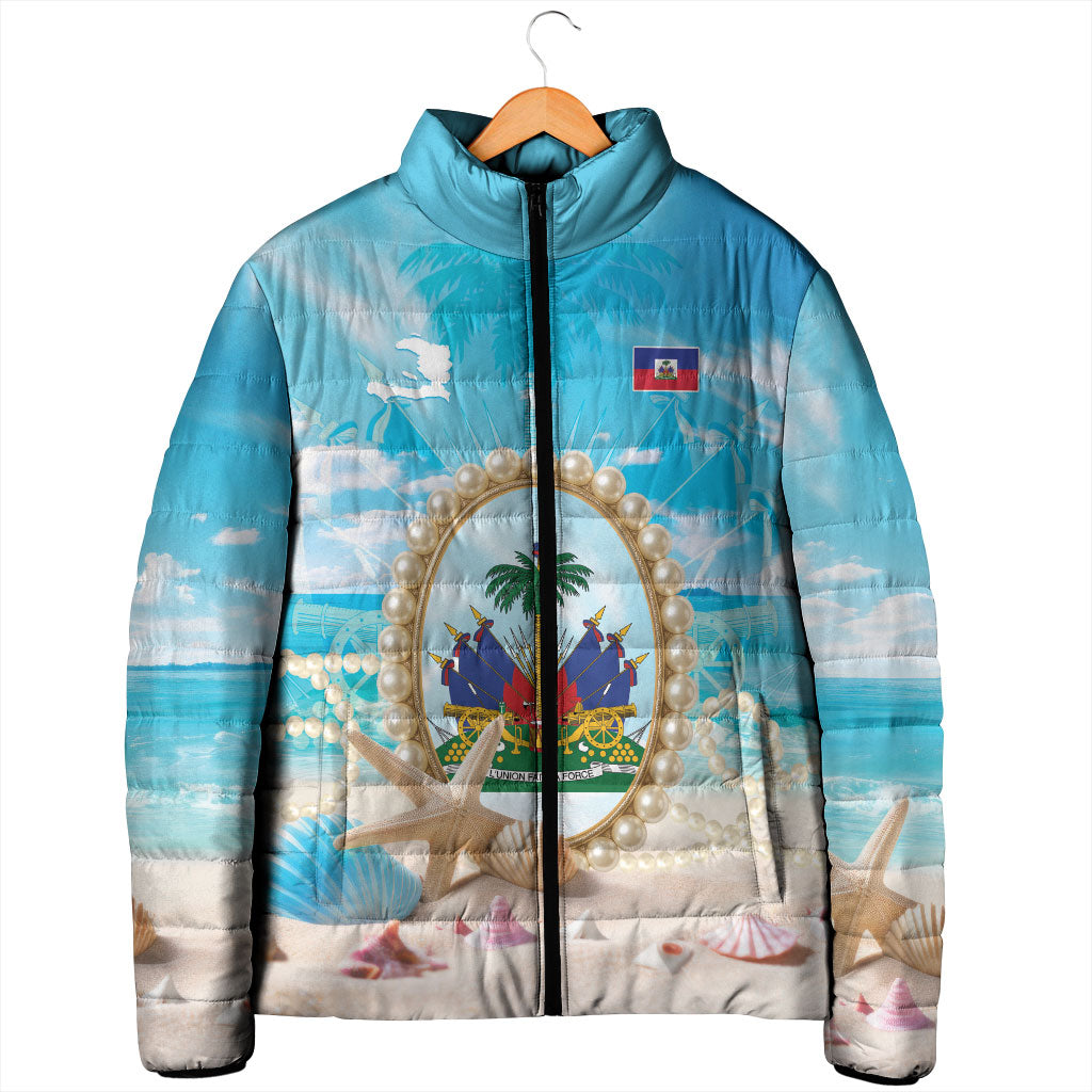 Personalized Haiti The Pearl Of Antilles Padded Jacket Summer Aesthetic Vibe