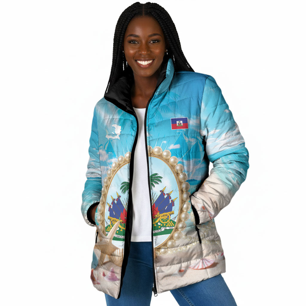 Personalized Haiti The Pearl Of Antilles Padded Jacket Summer Aesthetic Vibe