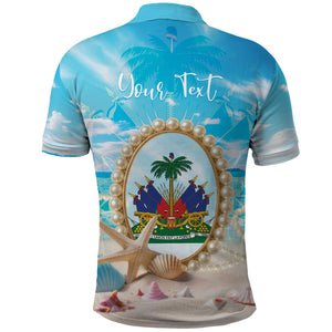 Personalized Haiti The Pearl Of Antilles Polo Shirt Summer Aesthetic Vibe
