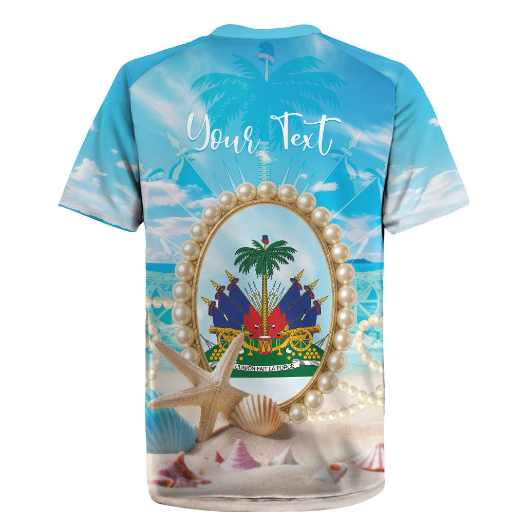 Personalized Haiti The Pearl Of Antilles Rugby Jersey Summer Aesthetic Vibe