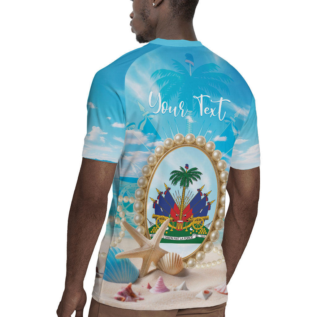 Personalized Haiti The Pearl Of Antilles Rugby Jersey Summer Aesthetic Vibe