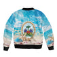 Personalized Haiti The Pearl Of Antilles Sleeve Zip Bomber Jacket Summer Aesthetic Vibe
