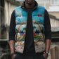 Personalized Haiti The Pearl Of Antilles Sleeveless Puffer Jacket Summer Aesthetic Vibe