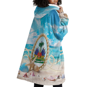 Personalized Haiti The Pearl Of Antilles Wearable Blanket Hoodie Summer Aesthetic Vibe