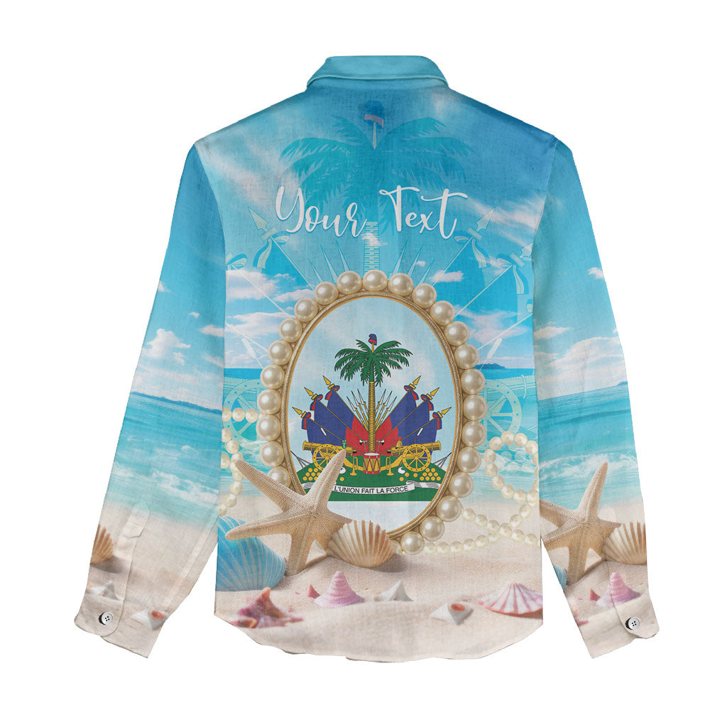 Personalized Haiti The Pearl Of Antilles Women Casual Shirt Summer Aesthetic Vibe