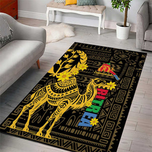 Enkutatash Eritrea New Year Area Rug Eritrean Camel African Pattern