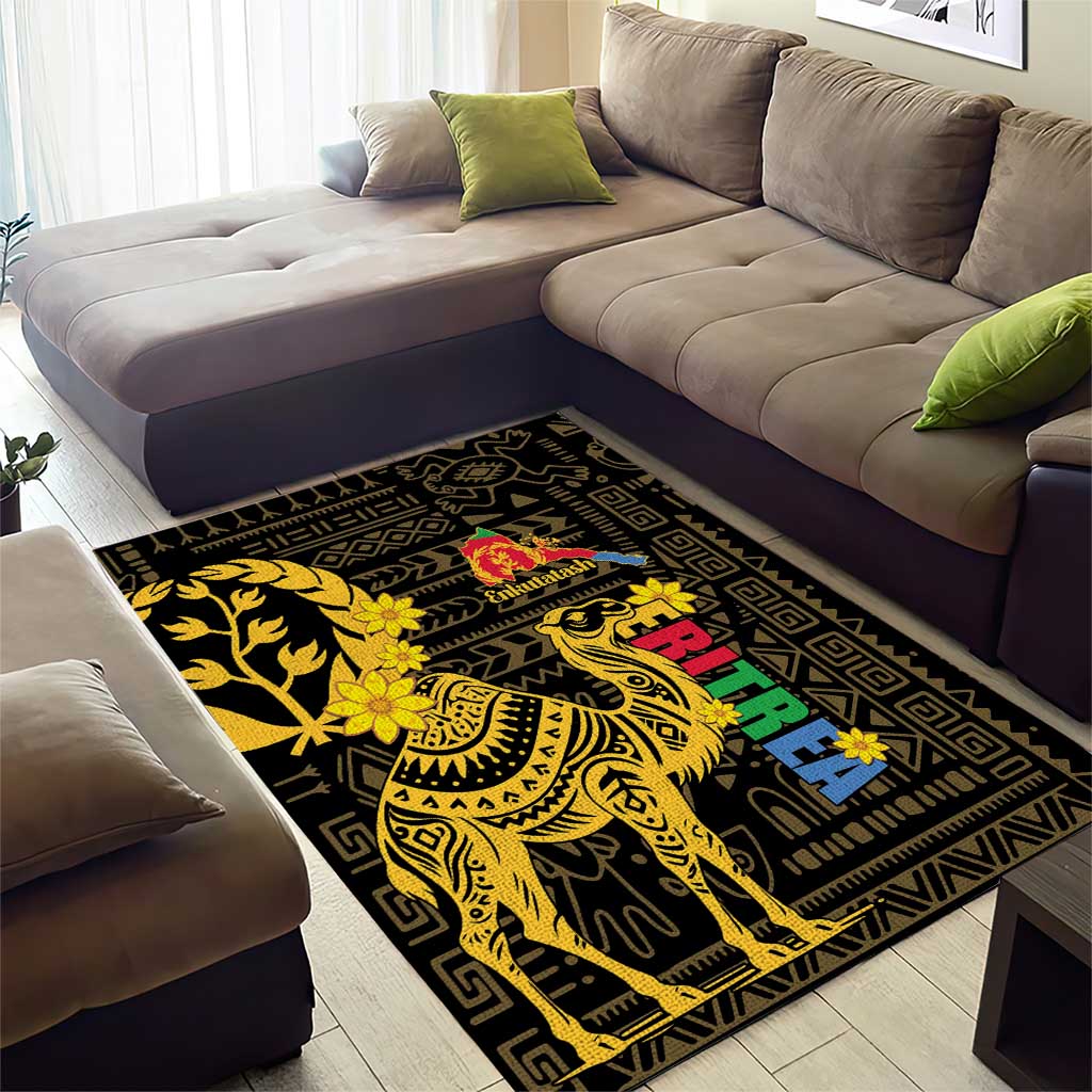 Enkutatash Eritrea New Year Area Rug Eritrean Camel African Pattern