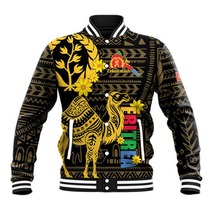 Enkutatash Eritrea New Year Baseball Jacket Eritrean Camel African Pattern LT01