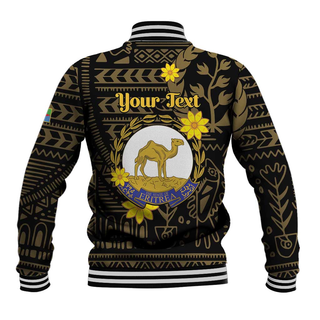 Enkutatash Eritrea New Year Baseball Jacket Eritrean Camel African Pattern LT01