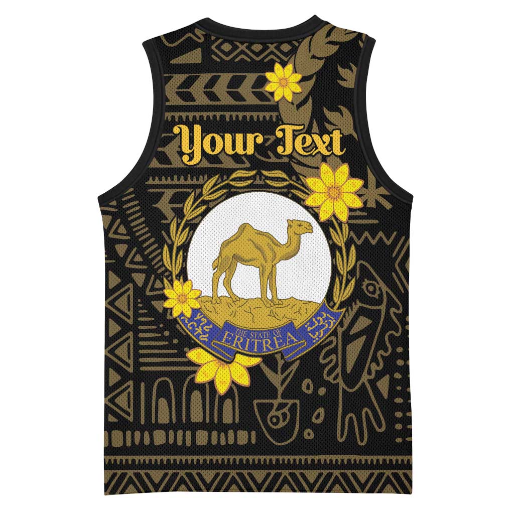 Enkutatash Eritrea New Year Basketball Jersey Eritrean Camel African Pattern LT01