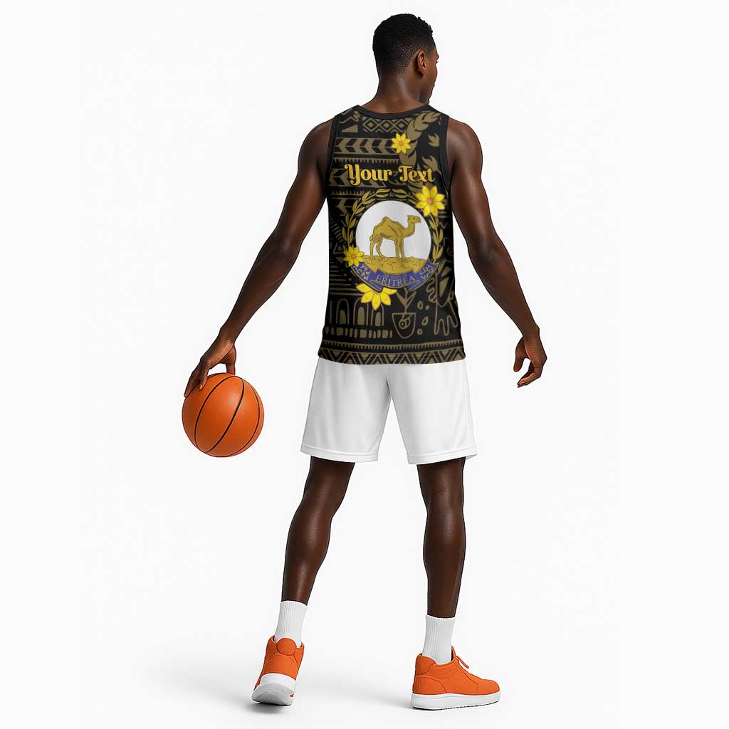 Enkutatash Eritrea New Year Basketball Jersey Eritrean Camel African Pattern LT01