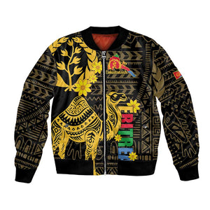 Enkutatash Eritrea New Year Bomber Jacket Eritrean Camel African Pattern