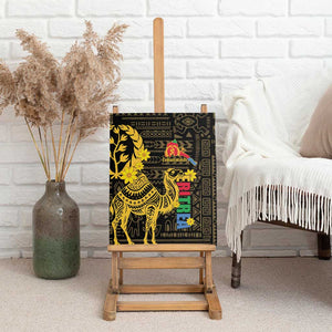 Enkutatash Eritrea New Year Canvas Wall Art Eritrean Camel African Pattern