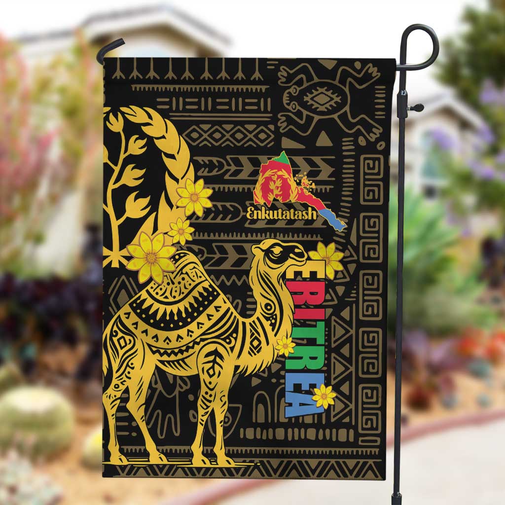 Enkutatash Eritrea New Year Garden Flag Eritrean Camel African Pattern