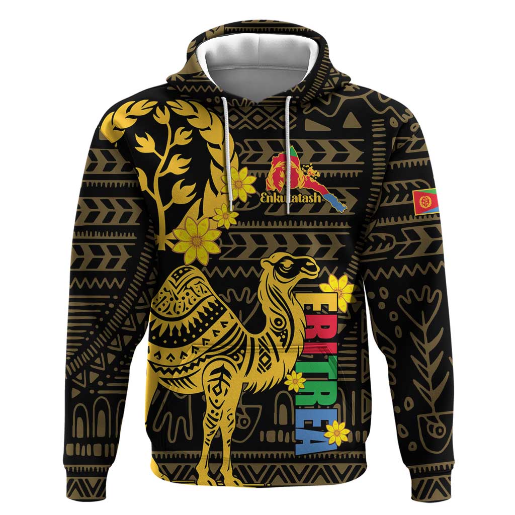 Enkutatash Eritrea New Year Hoodie Eritrean Camel African Pattern