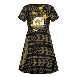 Enkutatash Eritrea New Year Kid Short Sleeve Dress Eritrean Camel African Pattern