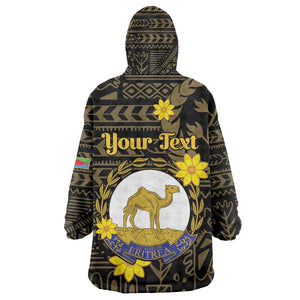 Enkutatash Eritrea New Year KId Wearable Blanket Hoodie Eritrean Camel African Pattern