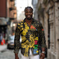 Enkutatash Eritrea New Year Long Sleeve Button Shirt Eritrean Camel African Pattern