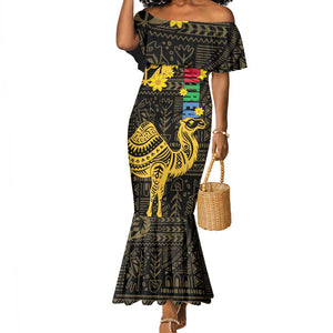 Enkutatash Eritrea New Year Mermaid Dress Eritrean Camel African Pattern