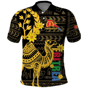 Enkutatash Eritrea New Year Polo Shirt Eritrean Camel African Pattern