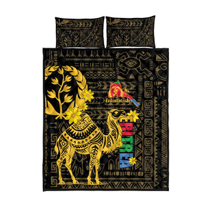 Enkutatash Eritrea New Year Quilt Bed Set Eritrean Camel African Pattern