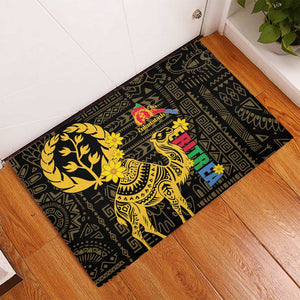 Enkutatash Eritrea New Year Rubber Doormat Eritrean Camel African Pattern