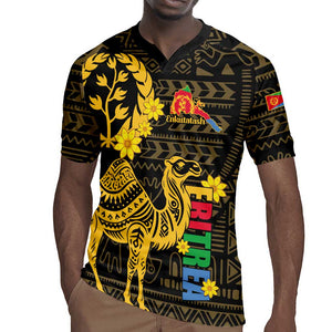 Enkutatash Eritrea New Year Rugby Jersey Eritrean Camel African Pattern