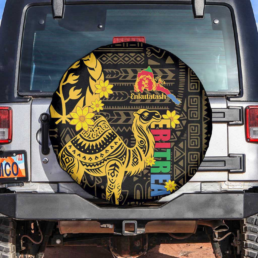 Enkutatash Eritrea New Year Spare Tire Cover Eritrean Camel African Pattern