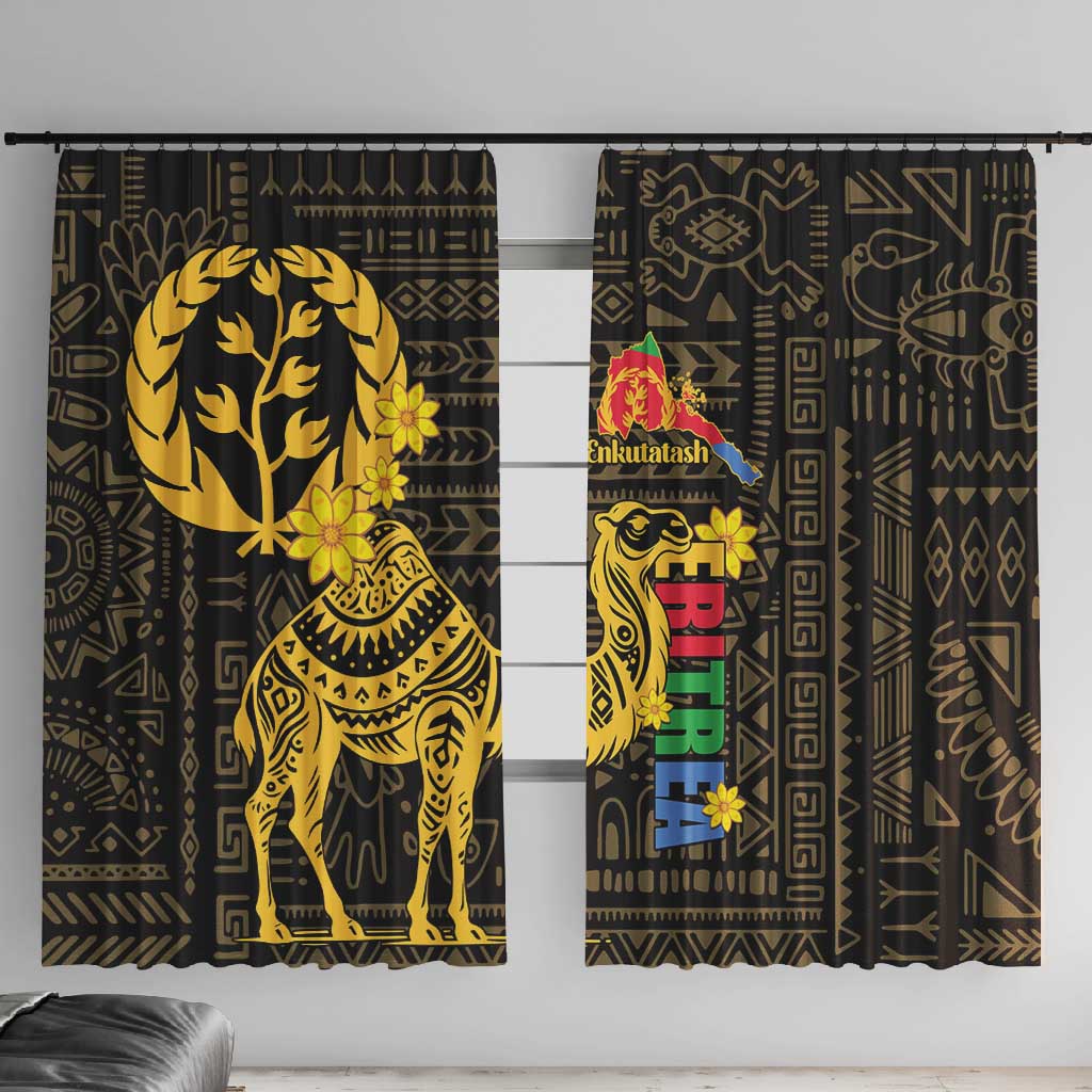 Enkutatash Eritrea New Year Window Curtain Eritrean Camel African Pattern