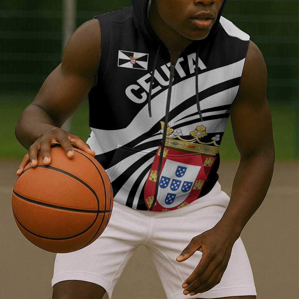 Ceuta Day Sleeveless Zip Hoodie Dia de Ceuta 2024 - African Pride