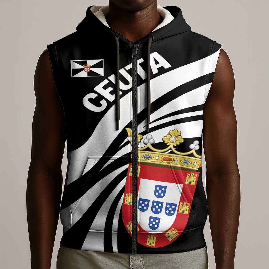 Ceuta Day Sleeveless Zip Hoodie Dia de Ceuta 2024 - African Pride