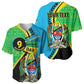 Personalized Tanzania African Pattern Baseball Jersey Happy Independence Day
