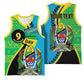 Personalized Tanzania African Pattern Basketball Jersey Happy Independence Day