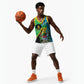 Personalized Tanzania African Pattern Basketball Jersey Happy Independence Day