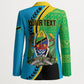 Personalized Tanzania African Pattern Blazer Happy Independence Day