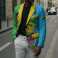 Personalized Tanzania African Pattern Blazer Happy Independence Day