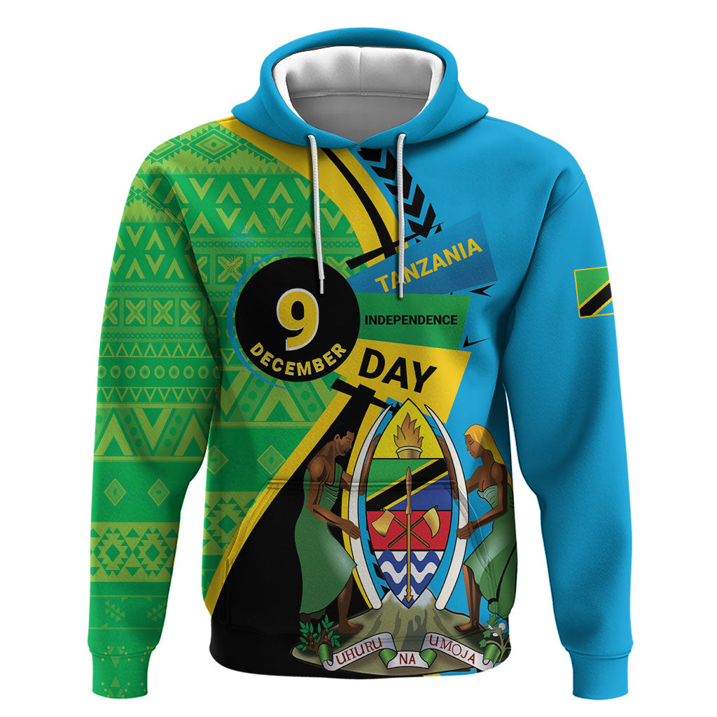 Personalized Tanzania African Pattern Hoodie Happy Independence Day
