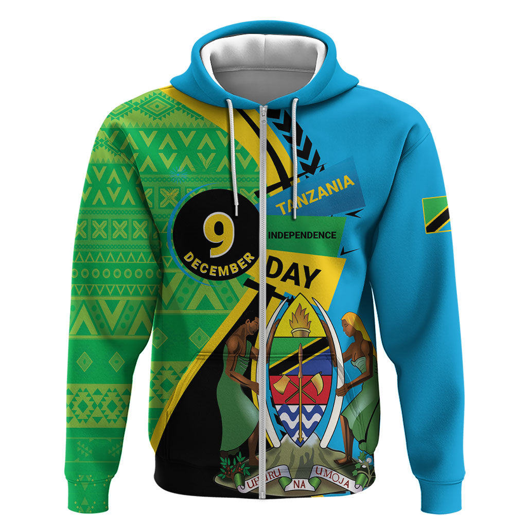 Personalized Tanzania African Pattern Hoodie Happy Independence Day