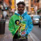 Personalized Tanzania African Pattern Hoodie Happy Independence Day
