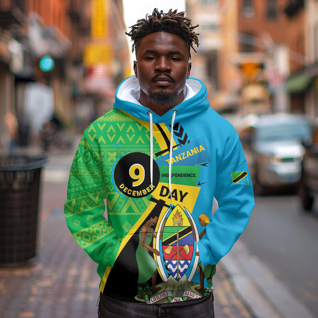 Personalized Tanzania African Pattern Hoodie Happy Independence Day