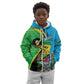 Personalized Tanzania African Pattern Kid Hoodie Happy Independence Day