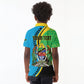 Personalized Tanzania African Pattern Kid Polo Shirt Happy Independence Day