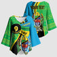 Personalized Tanzania African Pattern Kimono Sleeve Blouse Happy Independence Day